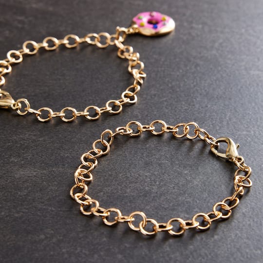 Gold Chain Bracelets by Creatology™